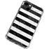 Black and White Striped Marble iPhone 14 Clear Case